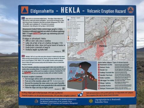 Hekla - ostrzeżenia