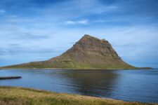 a view to Kirkjufell