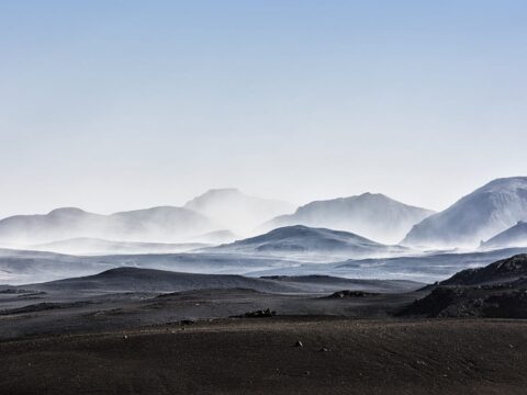 Wzgórza na NE od Landmannalaugar