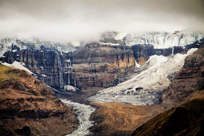 Morsarjokull i Morsarfoss