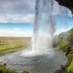 Seljalandsfoss back view