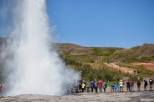 Erupcja gejzera Strokkur