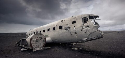 plane wreck on Solheimasandur