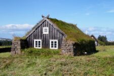 Traditional "turf house" church