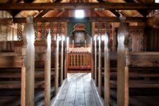 Interior of the church in Arbaer