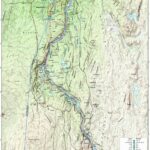 Mapa szlaków pieszych w Asbyrgi