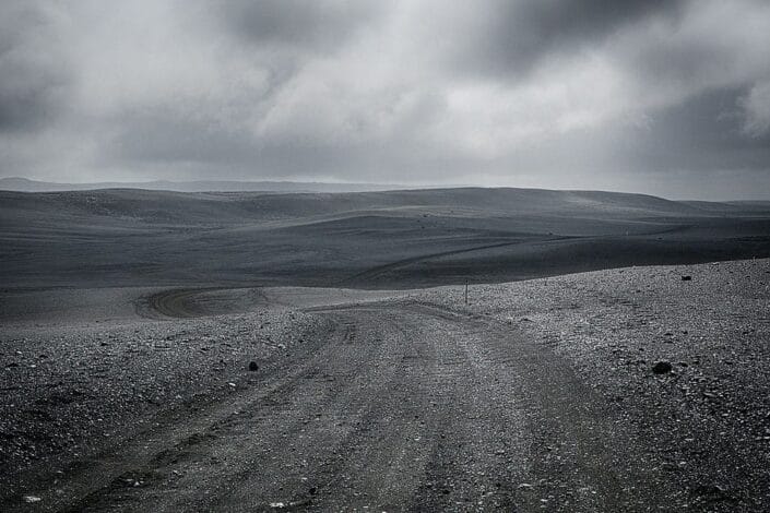 Landscape on the F26 road