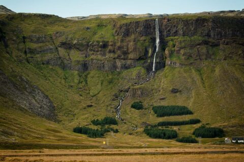 Bjarnarfoss Waterfall