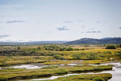 szczelina Flosagja (park Thingvellir)