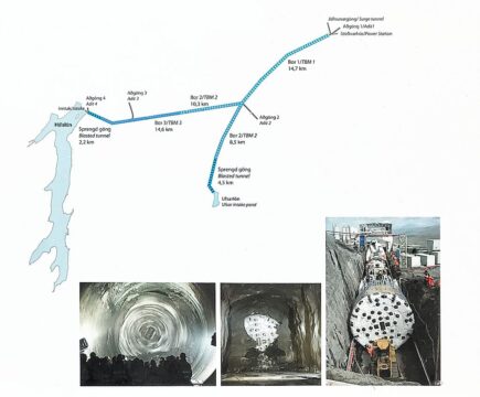 Schemat tuneli Hafrahvammagljufur