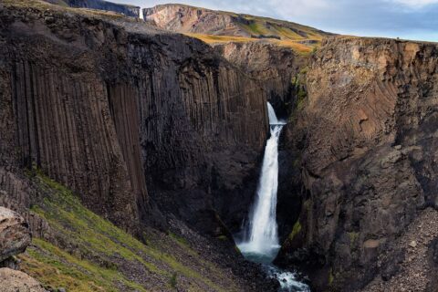 Litlanesfoss i Hengifoss