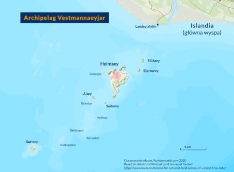 Vestmannaeyjar archipelago