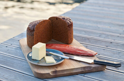 traditionally baked rye bread