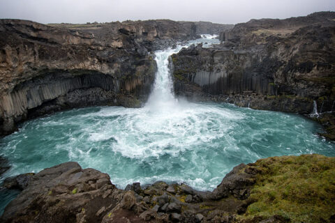 Aldeyjarfoss waterfall