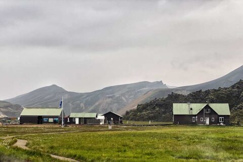 the hut in Landmannalaugar